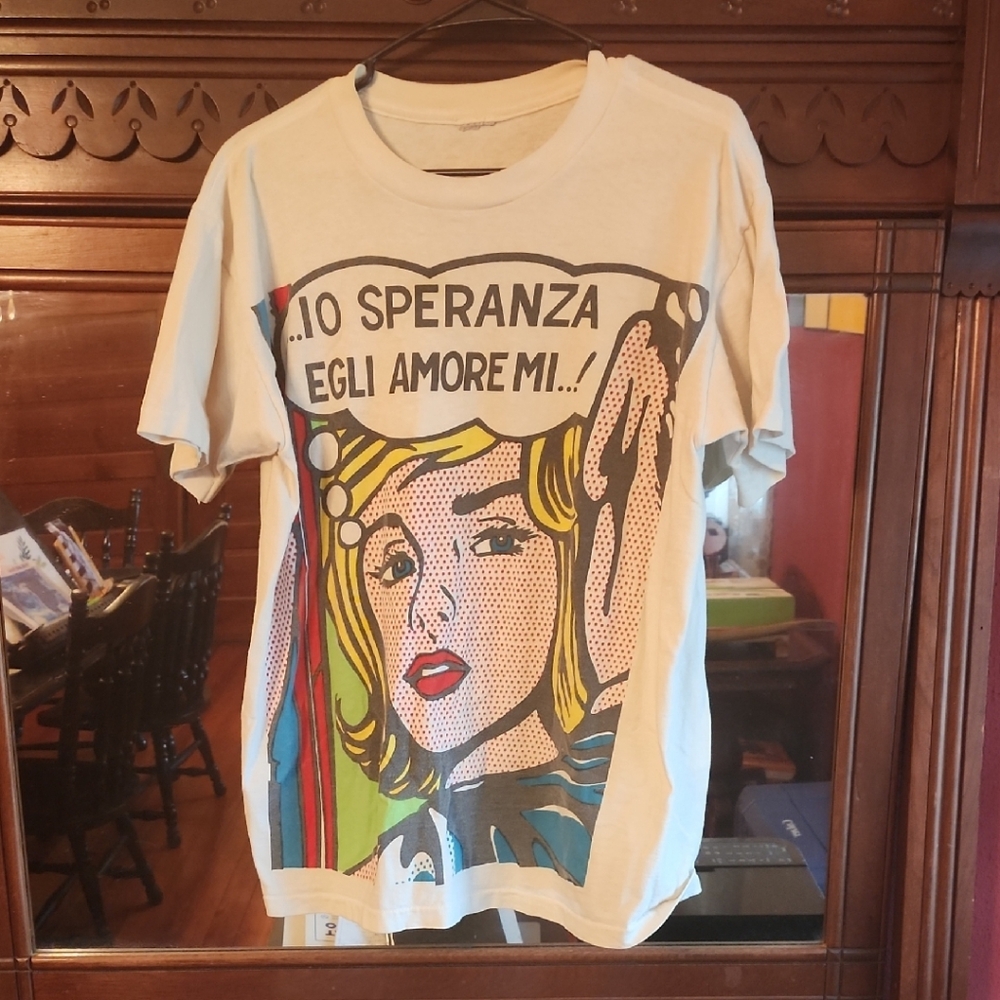 Vintage Pop Art Style T-Shirt